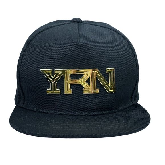 YRN Migos Yung Rich Nation Gold Logo SnapBack Hat - One Size - Picture 1 of 9
